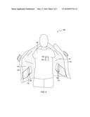 Zippered Upper-Body Garment with Dual Purpose Pockets diagram and image