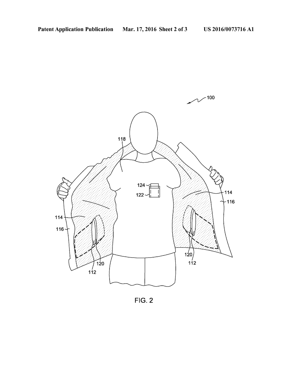 Zippered Upper-Body Garment with Dual Purpose Pockets - diagram, schematic, and image 03