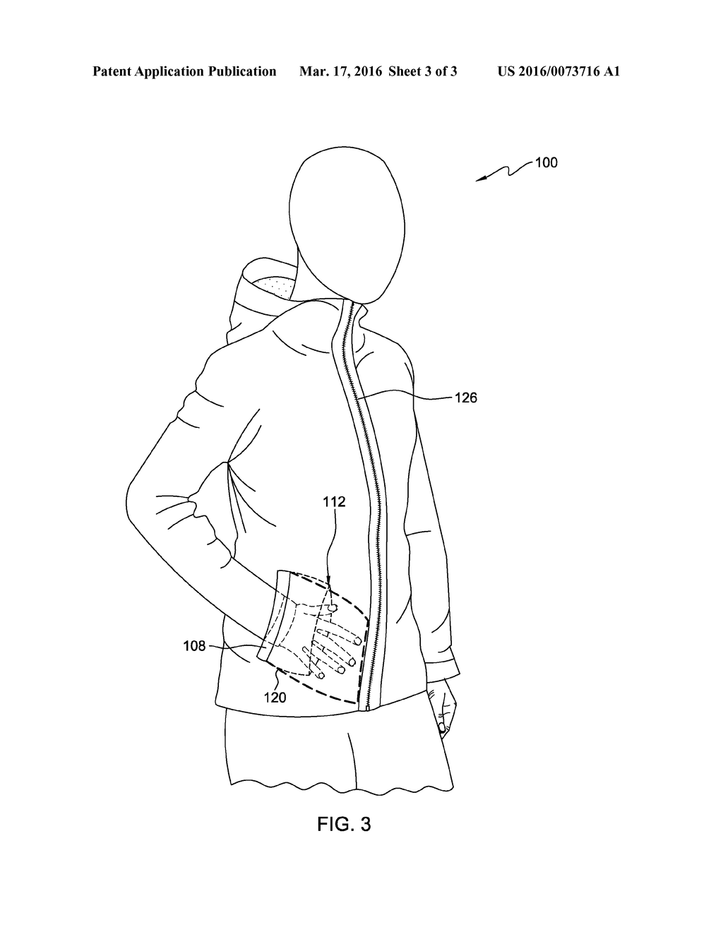 Zippered Upper-Body Garment with Dual Purpose Pockets - diagram, schematic, and image 04