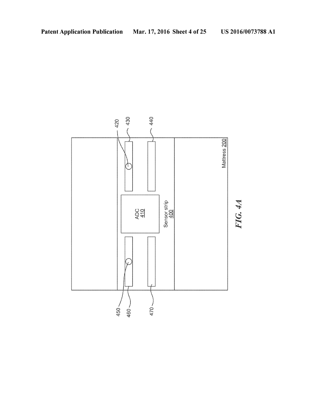 SENSOR STRIP FOR GATHERING HUMAN BIOLOGICAL SIGNALS AND CONTROLLING A BED     DEVICE - diagram, schematic, and image 05