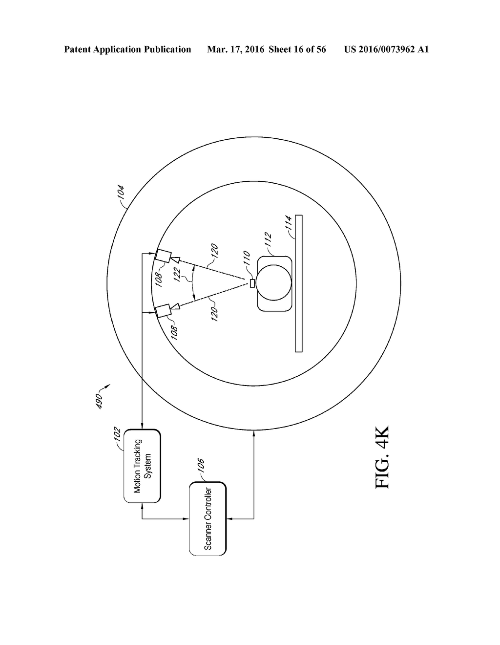 SYSTEMS, DEVICES, AND METHODS FOR TRACKING AND COMPENSATING FOR PATIENT     MOTION DURING A MEDICAL IMAGING SCAN - diagram, schematic, and image 17