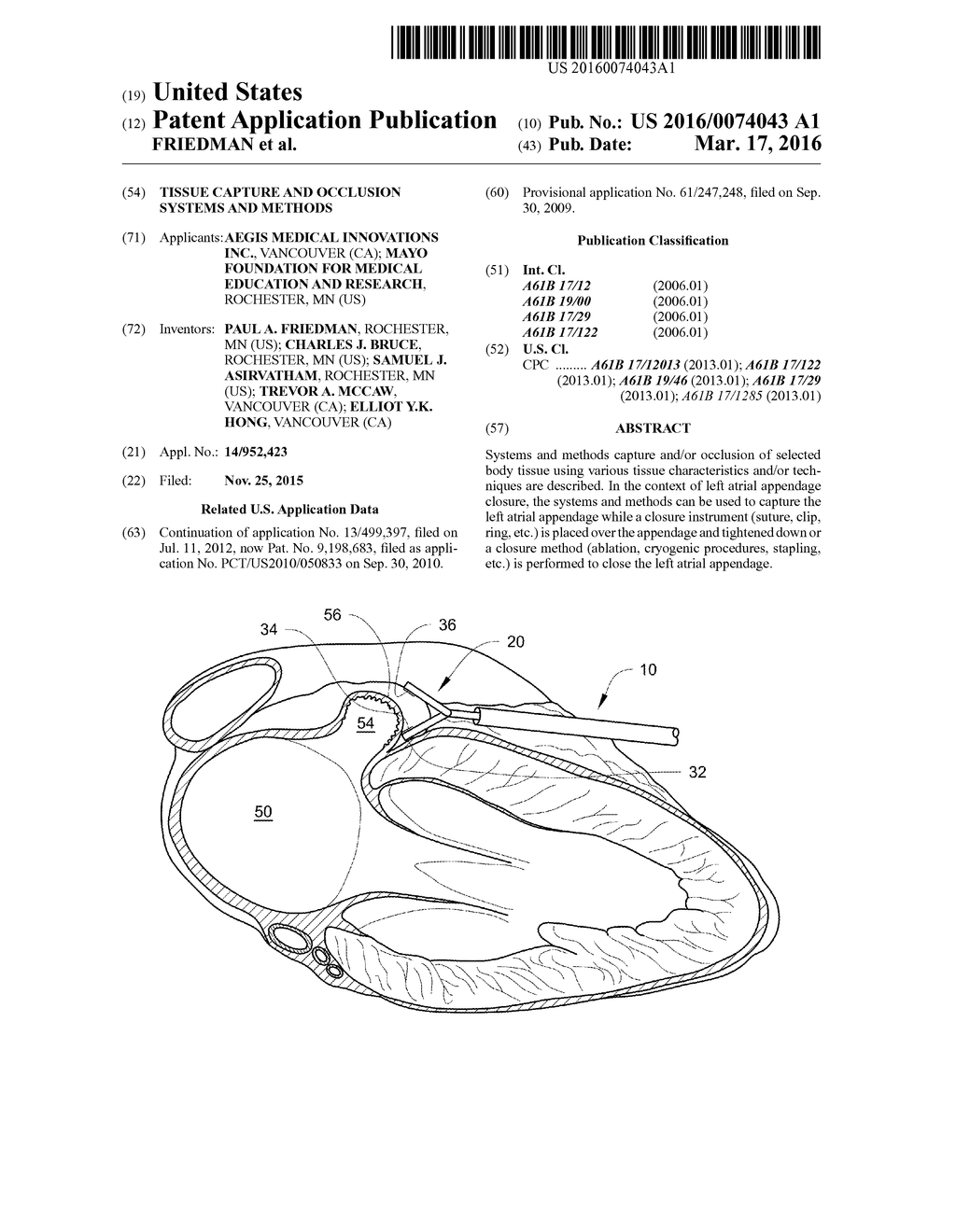 TISSUE CAPTURE AND OCCLUSION SYSTEMS AND METHODS - diagram, schematic, and image 01