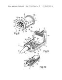 INJECTOR DEVICE FOR INTRODUCING AN INTRAOCULAR LENS INTO AN EYE AND METHOD     FOR FOLDING AN INTRAOCULAR LENS IN AN INJECTOR DEVICE diagram and image