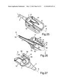 INJECTOR DEVICE FOR INTRODUCING AN INTRAOCULAR LENS INTO AN EYE AND METHOD     FOR FOLDING AN INTRAOCULAR LENS IN AN INJECTOR DEVICE diagram and image