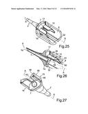 CASSETTE FOR RECEIVING AN INTRAOCULAR LENS, INJECTOR DEVICE HAVING SAID     CASSETTE AND METHOD FOR FOLDING AN INTRAOCULAR LENS IN A CASSETTE diagram and image