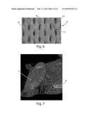 Nonwoven Material Having Discrete Three-Dimensional Deformations With Wide     Base Openings diagram and image