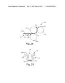 Nonwoven Material Having Discrete Three-Dimensional Deformations With Wide     Base Openings diagram and image