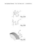 Nonwoven Material Having Discrete Three-Dimensional Deformations Forming     Protrusions Having A Varying Width And Wide Base Openings diagram and image