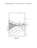 Nonwoven Material Having Discrete Three-Dimensional Deformations Forming     Protrusions Having A Varying Width And Wide Base Openings diagram and image