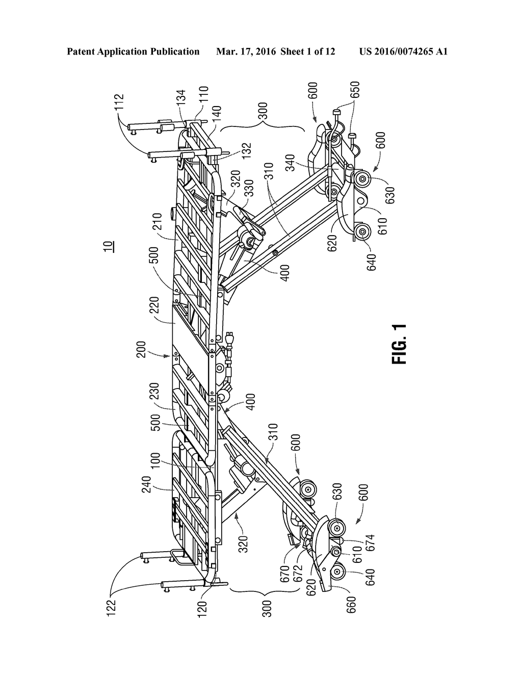 PATIENT CARE BED - diagram, schematic, and image 02