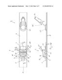 Front unit for a ski binding and system consisting of a front unit and a     back unit diagram and image