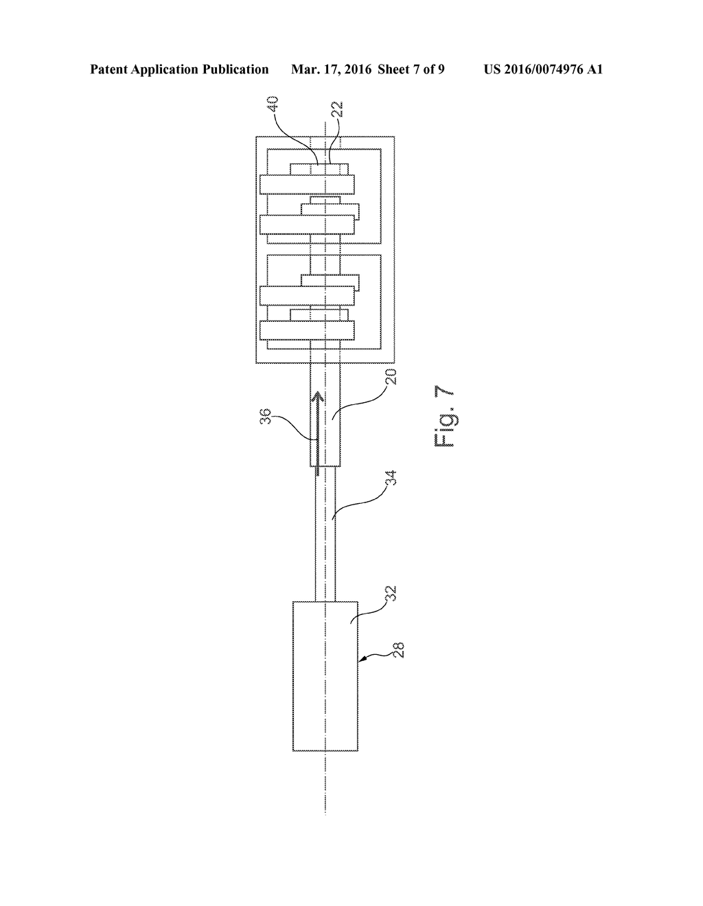 A METHOD FOR ASSEMBLING A COMPOSITE HOUSING FITTED WITH A SHAFT AND     ASSOCIATED MOUNTED ELEMENTS - diagram, schematic, and image 08