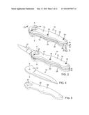 FOLDING KNIFE WITH LOCKING MECHANISM diagram and image