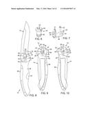 FOLDING KNIFE WITH LOCKING MECHANISM diagram and image