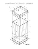 Method of Manufacturing Custom Sized Plastic Tote Having Intermediate     Sleeve diagram and image