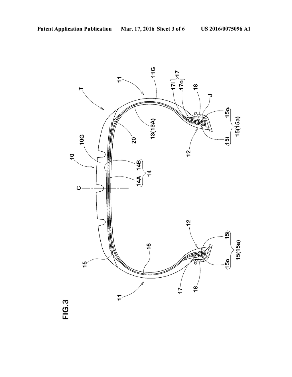 METHOD FOR AFFIXING RUBBER STRIP, METHOD FOR MANUFACTURING PNEUMATIC TIRE     USING SAME, AND AFFIXING DEVICE - diagram, schematic, and image 04