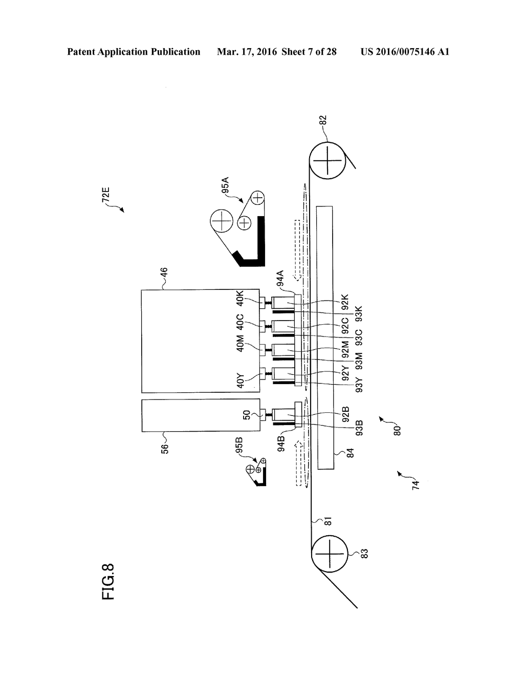 IMAGE FORMATION APPARATUS, METHOD FOR EXAMINING DISCHARGE OF TRANSPARENT     DROPLETS, AND PROGRAM FOR EXAMINING DISCHARGE OF TRANSPARENT DROPLETS - diagram, schematic, and image 08