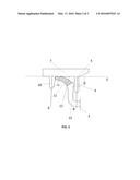 SEALING ARRANGEMENT FOR A FIXED VEHICLE WINDOW PANE diagram and image