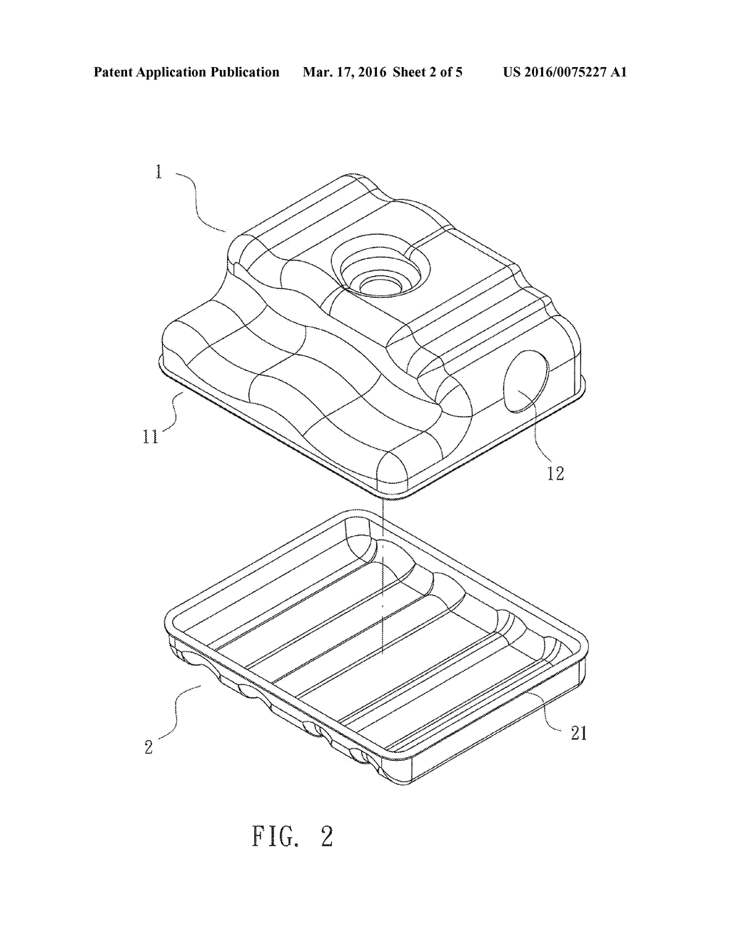 Automotive fuel tank - diagram, schematic, and image 03