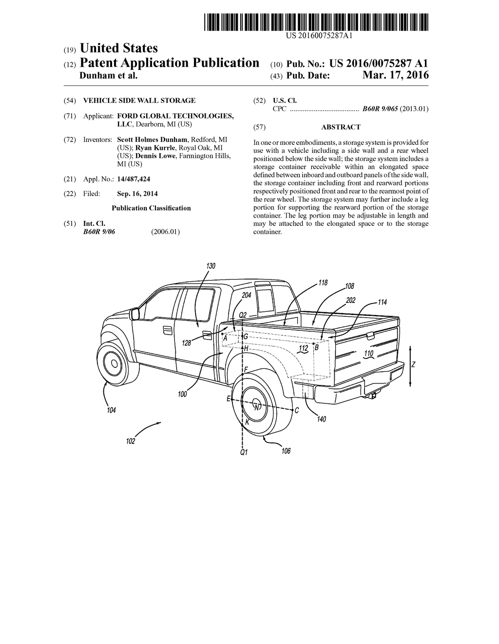 VEHICLE SIDE WALL STORAGE - diagram, schematic, and image 01