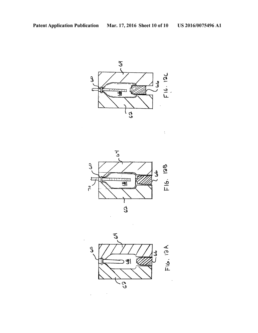 PLASTIC CONTAINER HAVING A DEEP-SET INVERTIBLE BASE AND RELATED METHODS - diagram, schematic, and image 11