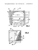 BOX FOR REINFORCING A SHIPPING CONTAINER diagram and image