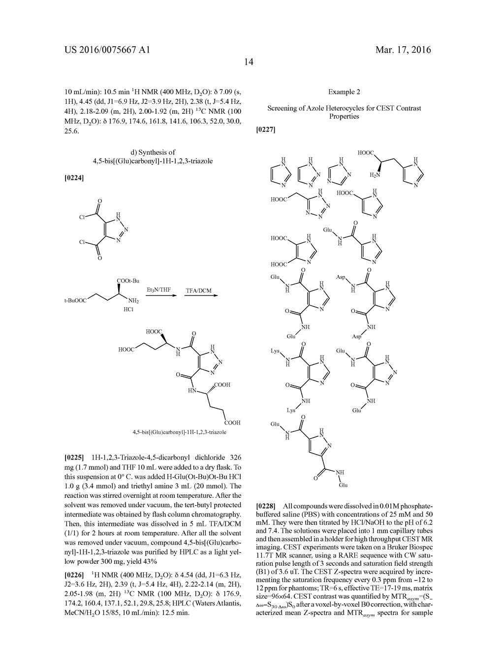 COMPOSITIONS AND METHODS FOR CHEMICAL EXCHANGE SATURATION TRANSFER (CEST)     MAGNETIC RESONANCE IMAGING (MRI) - diagram, schematic, and image 20