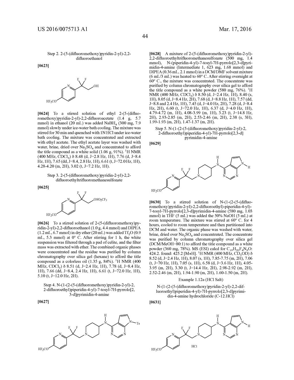 PYRROLOPYRIMIDINE DERIVATIVES AS NR2B NMDA RECEPTOR ANTAGONISTS - diagram, schematic, and image 54