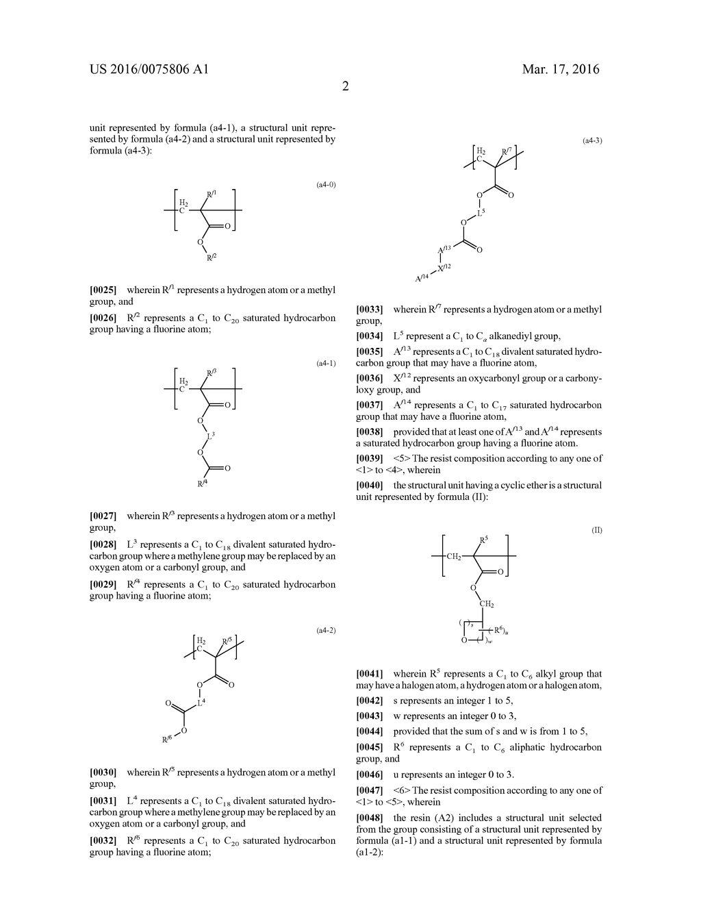 RESIN, RESIST COMPOSITION AND METHOD FOR PRODUCING RESIST PATTERN - diagram, schematic, and image 04