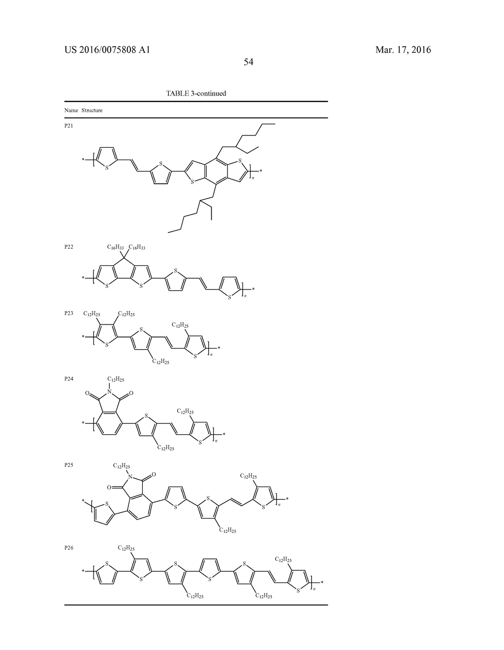 SEMICONDUCTOR MATERIALS PREPARED FROM DITHIENYLVINYLENE COPOLYMERS - diagram, schematic, and image 63