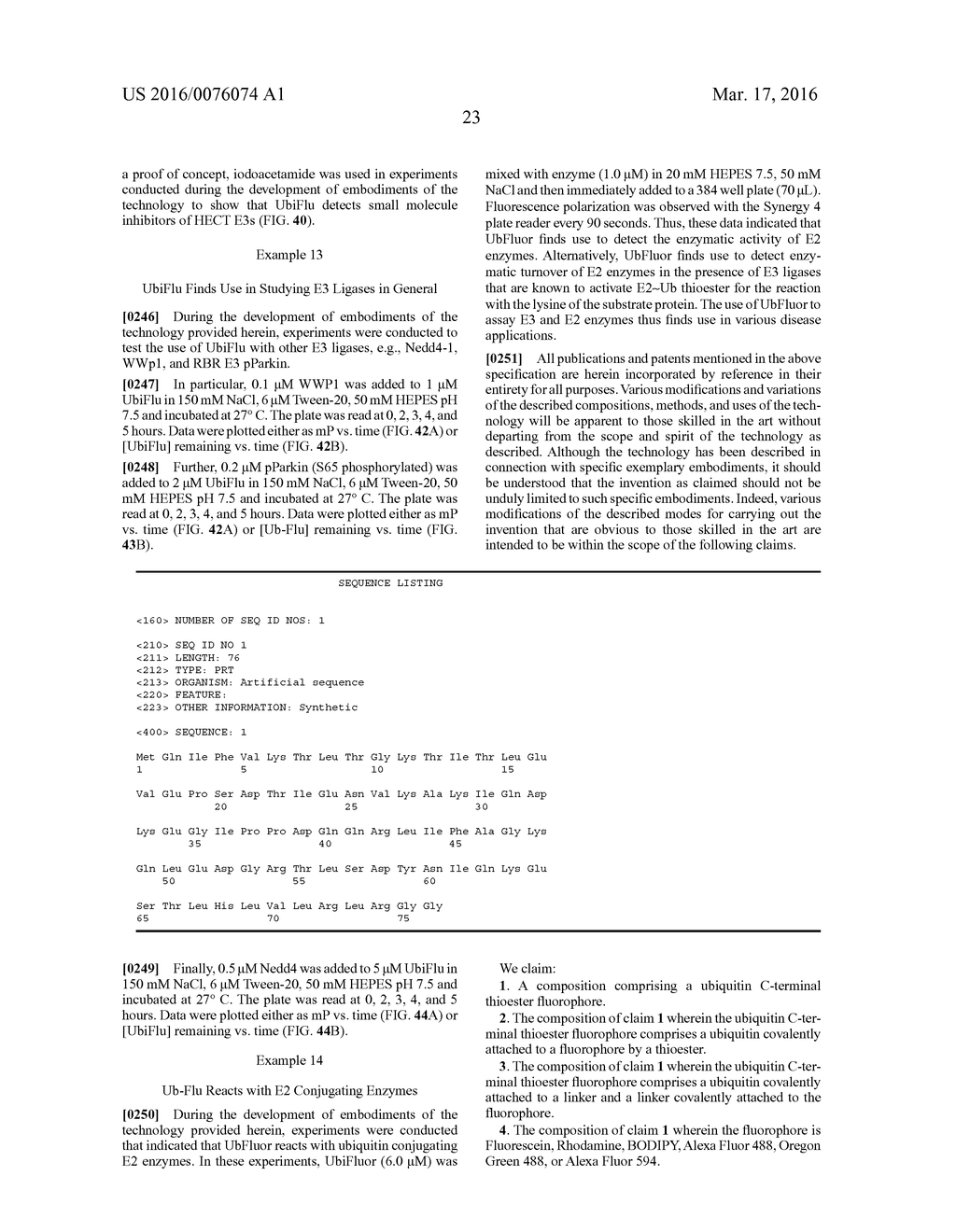 PROBES AND ASSAYS FOR MEASURING E3 LIGASE ACTIVITY - diagram, schematic, and image 98