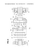 POWERTRAIN STRUCTURE INCLUDING TORQUE DAMPER DISPOSED BETWEEN DRIVE AND     DRIVEN SHAFTS diagram and image