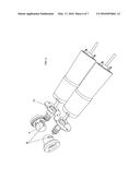 MODULAR AND COMPOSABLE DEVICE FOR MIXING LIQUIDS WITH ELECTRONIC CONTROL     OF THE TEMPERATURE AND OF THE FLOWRATE OF THE OUTLET FLOW diagram and image