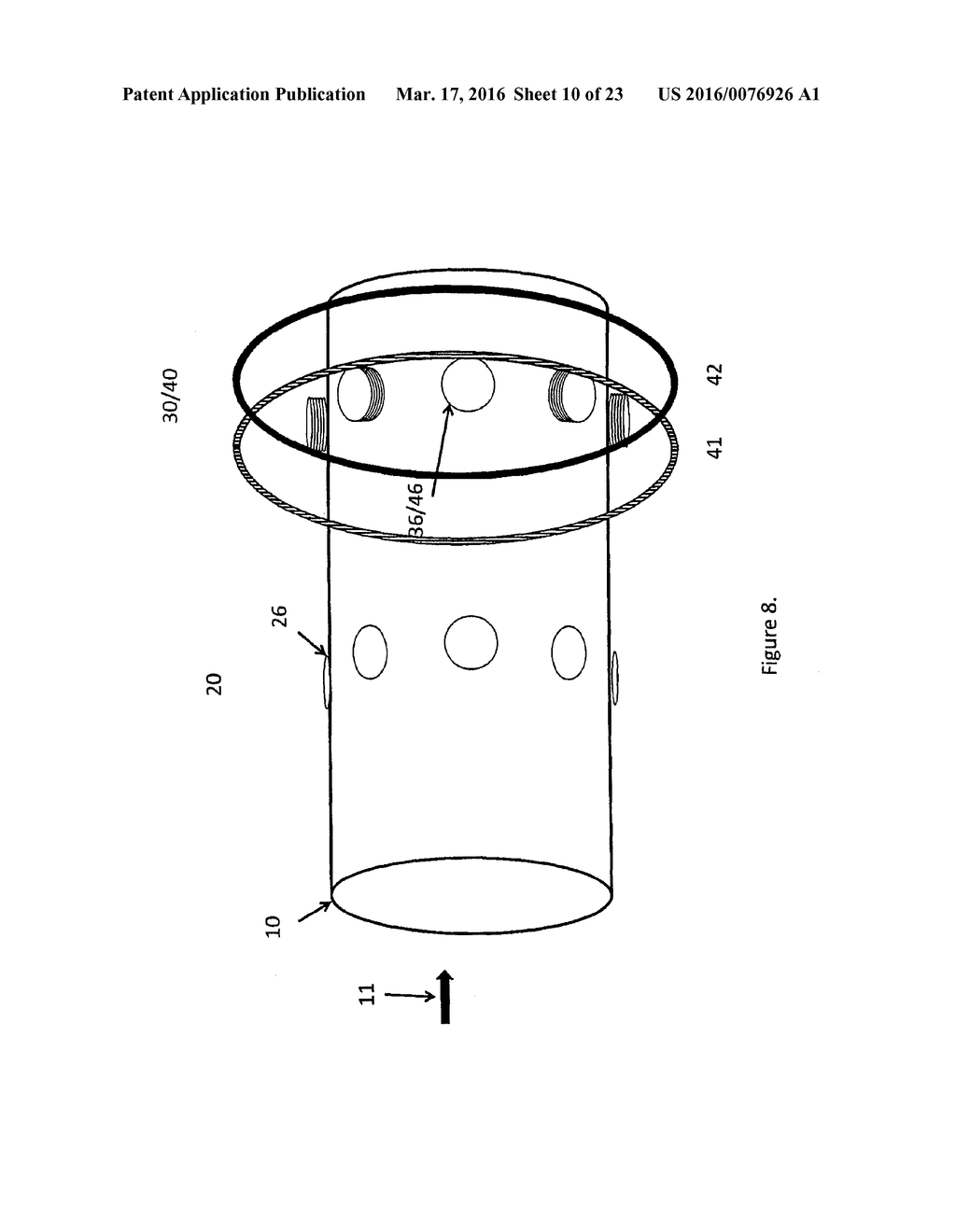 Method and Apparatus for Monitoring the Flow of Mixtures of Fluid in a     Pipe - diagram, schematic, and image 11