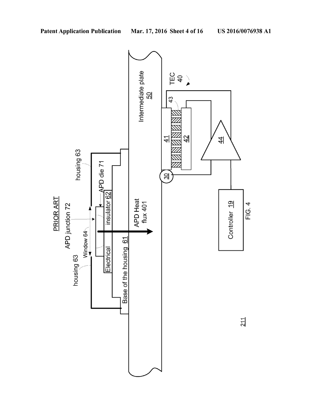 METHOD AND DEVICE FOR CONTROL OF AVALANCHE PHOTO-DIODE CHARACTERISTICS FOR     HIGH SPEED AND HIGH GAIN APPLICATIONS - diagram, schematic, and image 05