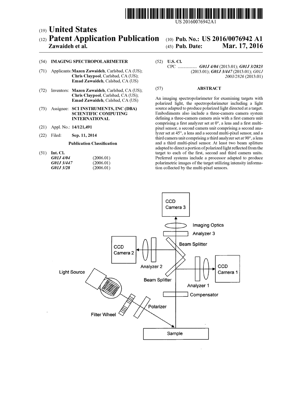 Imaging spectropolarimeter - diagram, schematic, and image 01