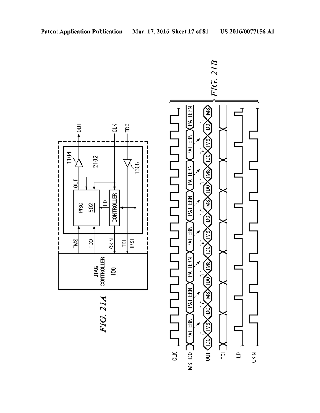 SELECTABLE JTAG OR TRACE ACCESS WITH DATA STORE AND OUTPUT - diagram, schematic, and image 18