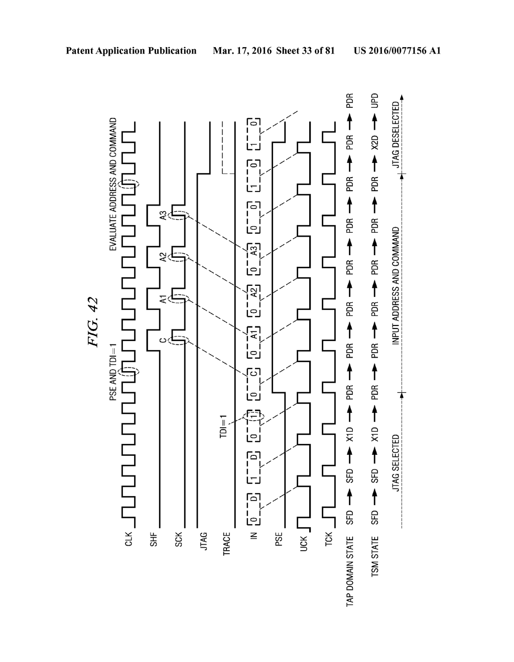 SELECTABLE JTAG OR TRACE ACCESS WITH DATA STORE AND OUTPUT - diagram, schematic, and image 34