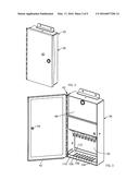 FIBER OPTIC ENCLOSURE FOR RETROFITTING PEDESTALS IN THE FIELD diagram and image