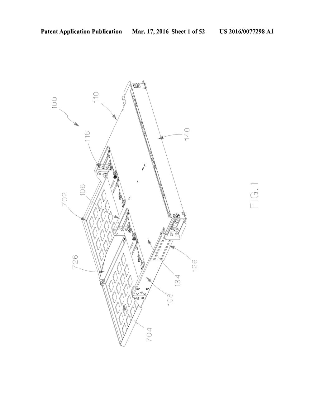 High Density Fiber Enclosure and Method - diagram, schematic, and image 02