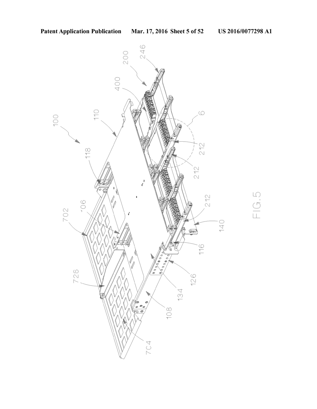 High Density Fiber Enclosure and Method - diagram, schematic, and image 06