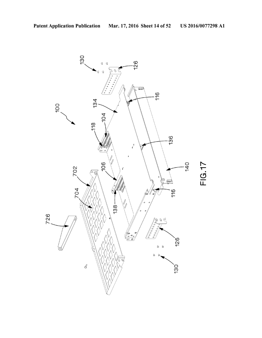 High Density Fiber Enclosure and Method - diagram, schematic, and image 15