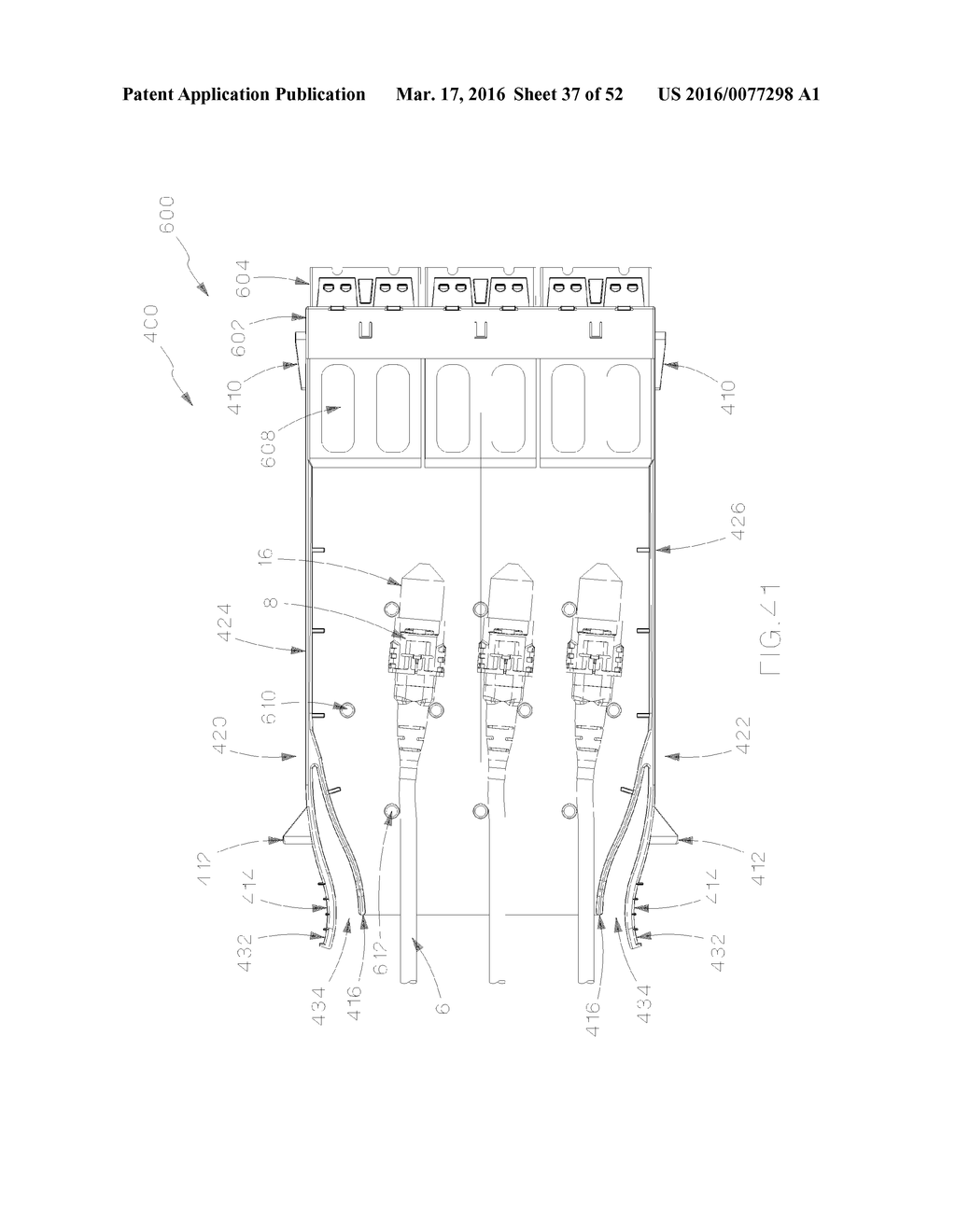 High Density Fiber Enclosure and Method - diagram, schematic, and image 38