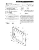 FRAME AND INSERT FOR MOUNTING A MOBILE DEVICE TO A TRIPOD diagram and image