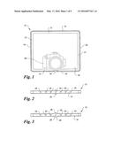 FRAME AND INSERT FOR MOUNTING A MOBILE DEVICE TO A TRIPOD diagram and image