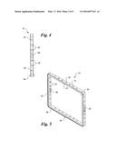 FRAME AND INSERT FOR MOUNTING A MOBILE DEVICE TO A TRIPOD diagram and image