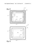 FRAME AND INSERT FOR MOUNTING A MOBILE DEVICE TO A TRIPOD diagram and image