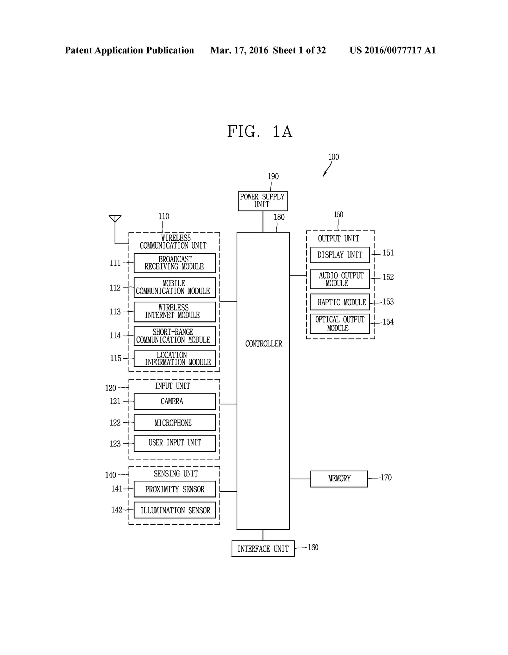 MOBILE TERMINAL AND METHOD OF CONTROLLING THEREFOR - diagram, schematic, and image 02