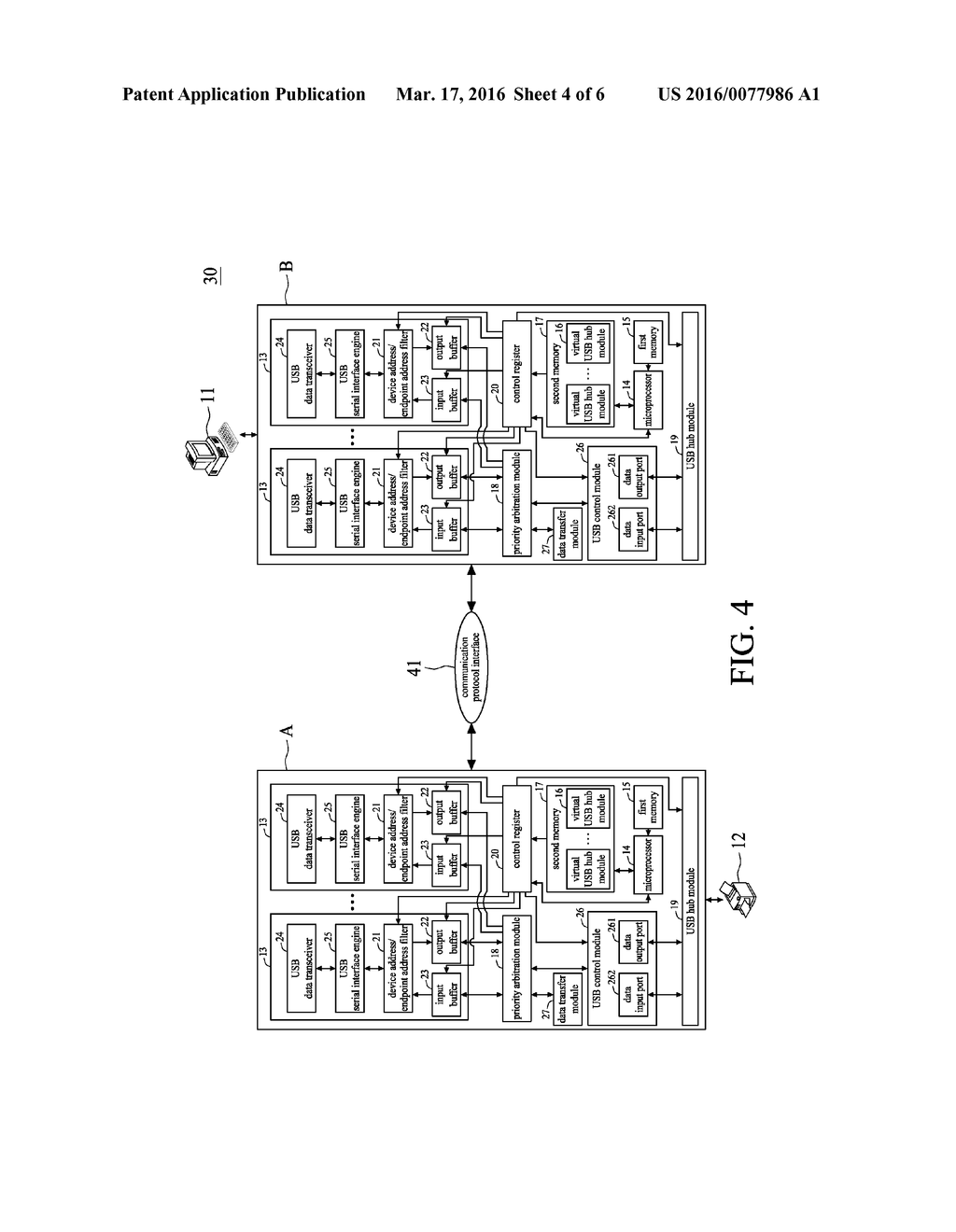 ELECTRONIC APPARATUS PROVIDING REAL-TIME SWITCHING AND SHARING OF USB     ELECTRONIC DEVICES AMONG HOSTS - diagram, schematic, and image 05