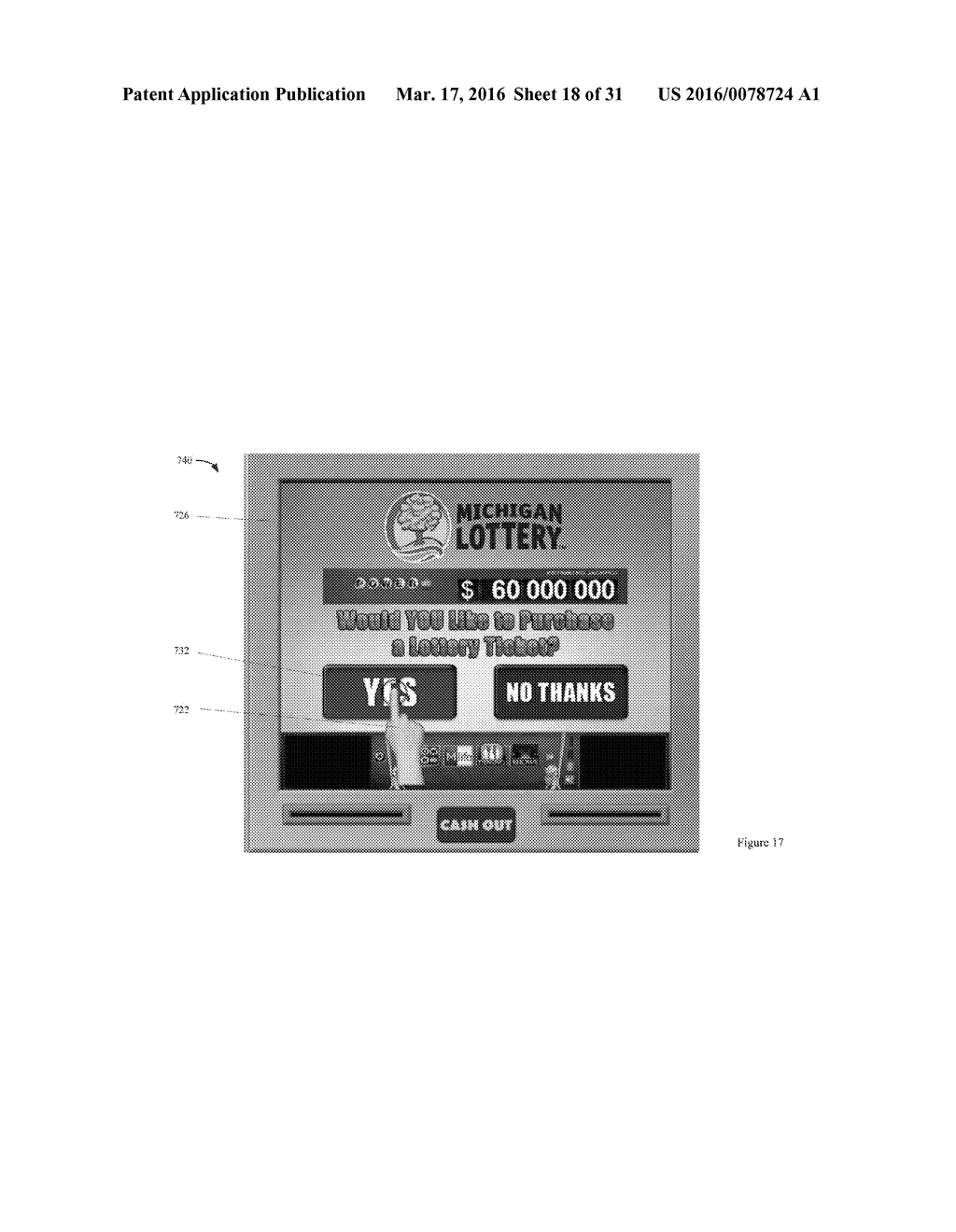 LOTTERY GAMES ON AN ELECTRONIC GAMING MACHINE - diagram, schematic, and image 19